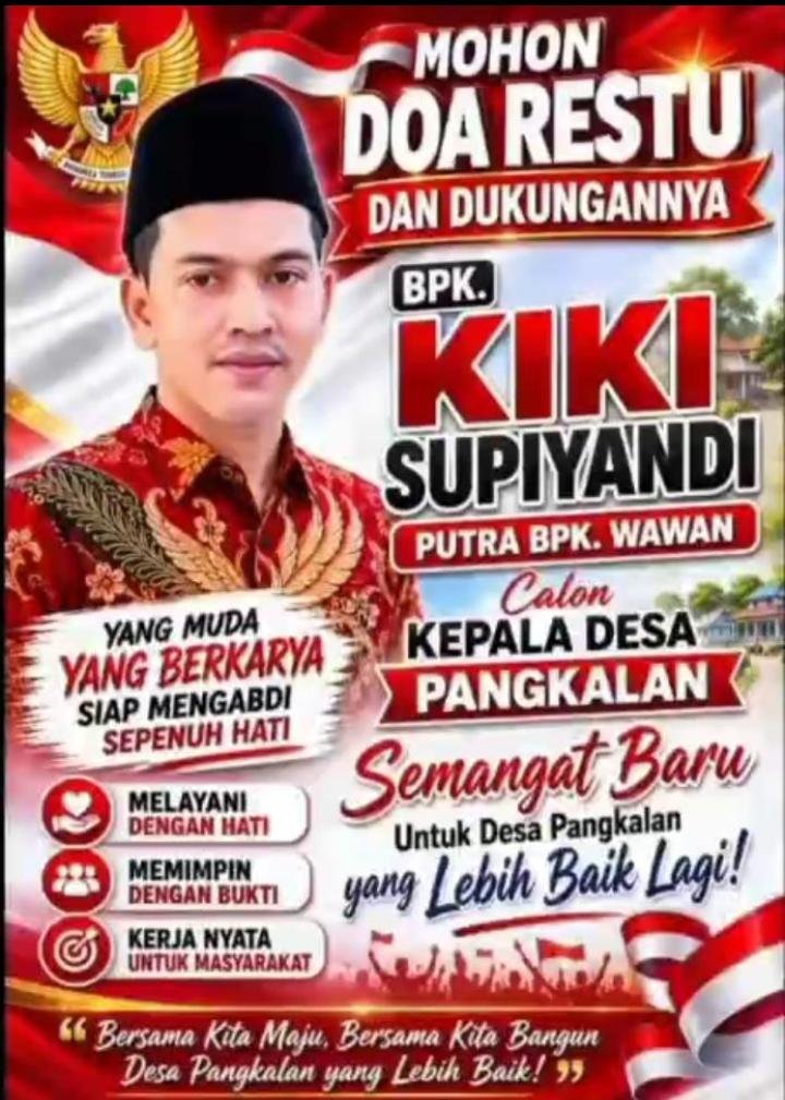 Bakal Calon Kepala Desa Kiki Supiyandi Bawa Harapan Baru. - thewasesanews.com