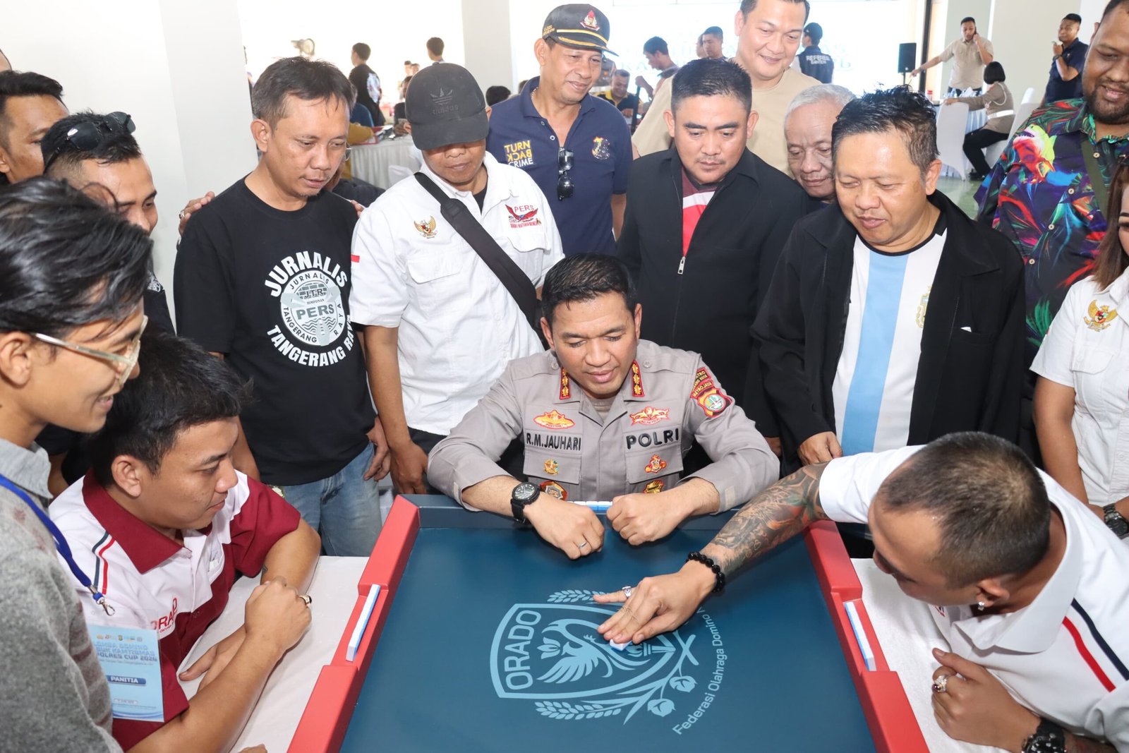 Polres Metro Tangerang Kota Gelar Turnamen Domino Cup 2026. - thewasesanews.com