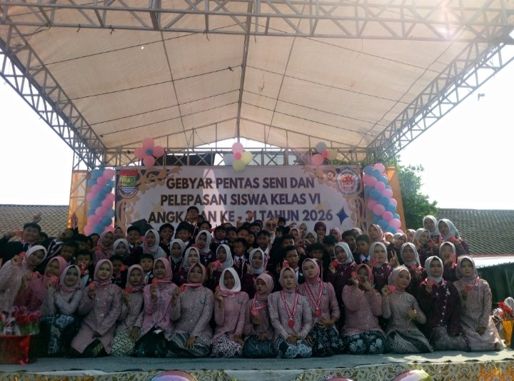 Pelepasan Siswa SDN Legok 2 Angkatan 31 Berlangsung Meriah. - thewasesanews.com