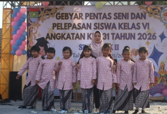 Pelepasan Siswa SDN Legok 2 Angkatan 31 Berlangsung Meriah. - thewasesanews.com