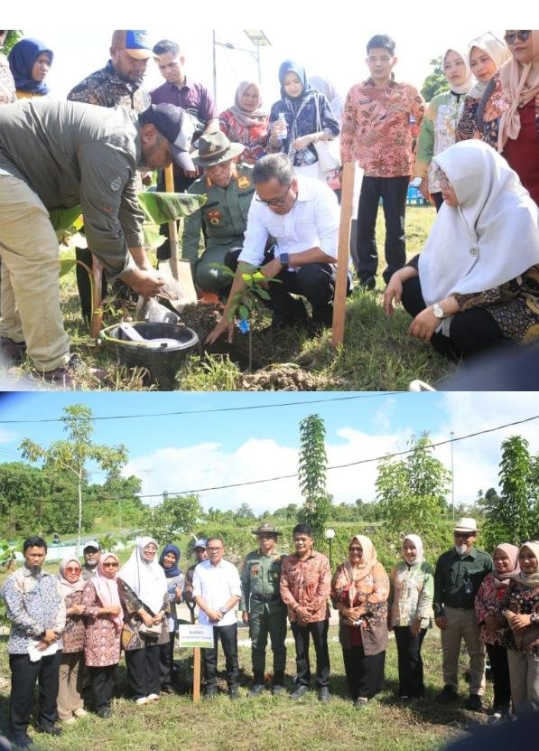 Bupati Ikram Malan Sangadji Lepasliarkan Burung Nuri Ternate di Weda. -thewasesanews.com