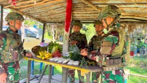 Satgas Yonif 521 Dongkrak Ekonomi Rakyat di Distrik Kelila Papua. - thewasesanews.com