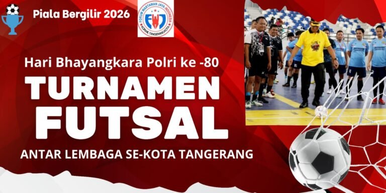 FWJI Tangerang Kota Gelar Turnamen Futsal Piala Bergilir 2026. - thewasesanews.com
