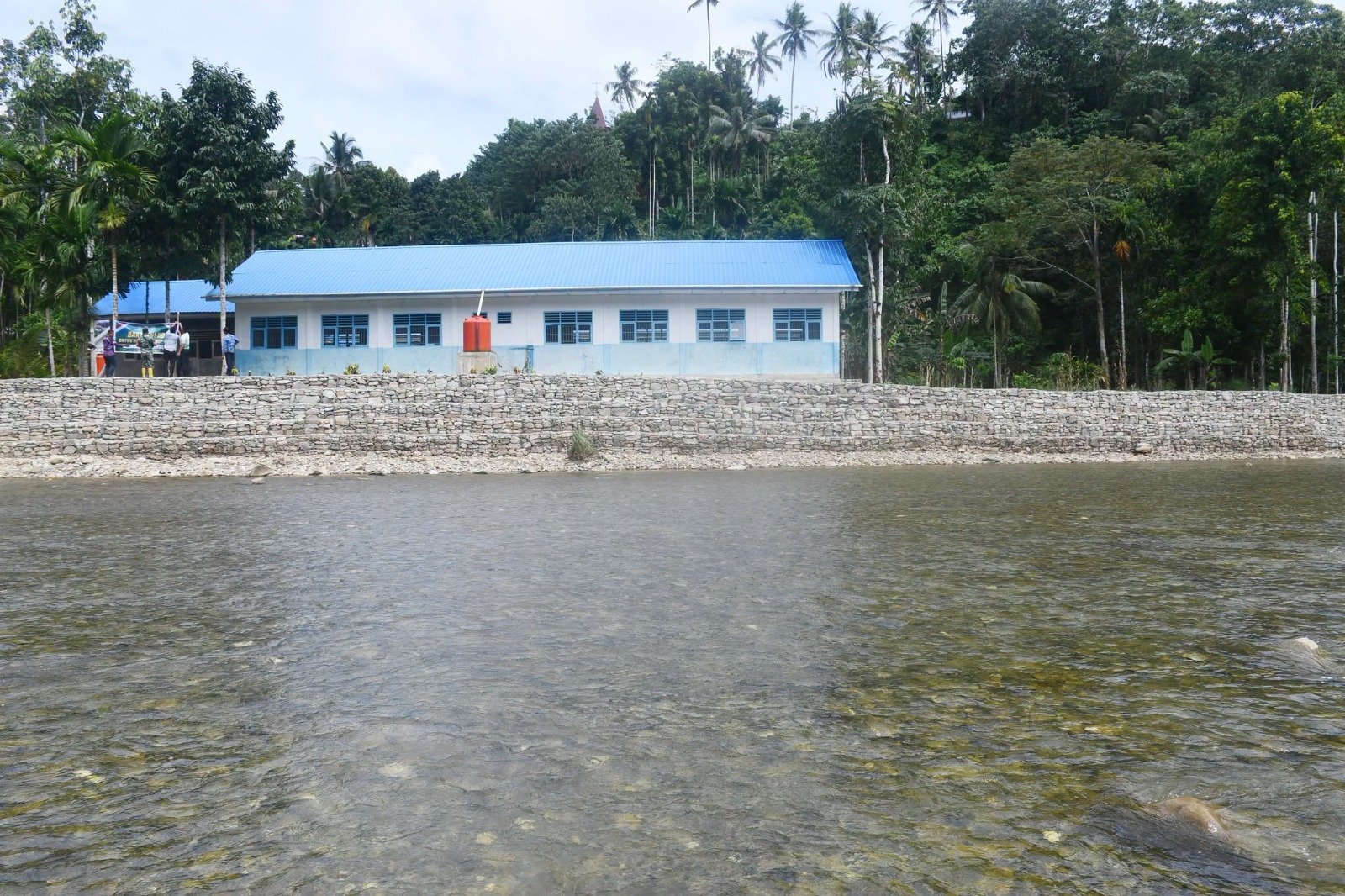 Pembangunan Bronjong Sekolah di Nias Selatan Rampung. - thewasesanews.com