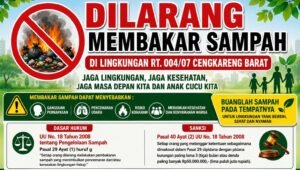 Warga Cengkareng Barat Keluhkan Pembakaran Sampah. - thewasesanews.com