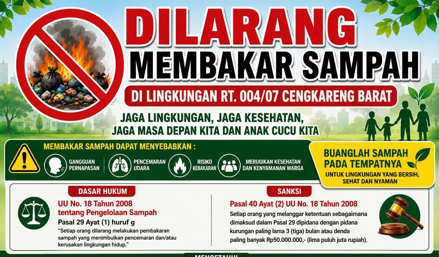 Warga Cengkareng Barat Keluhkan Pembakaran Sampah. - thewasesanews.com
