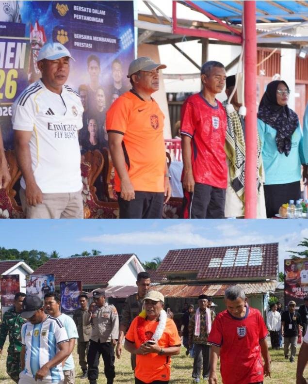 Wabup Ahlan Djumadil Buka Turnamen Gawang Sedang Sifkam di Halteng. - thewasesanews.com