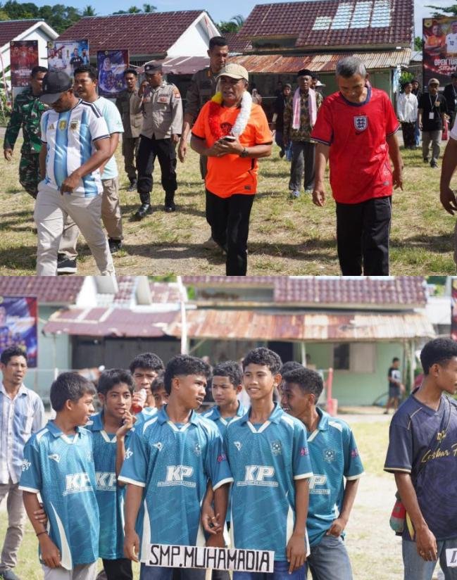 Wabup Ahlan Djumadil Buka Turnamen Gawang Sedang Sifkam di Halteng. - thewasesanews.com