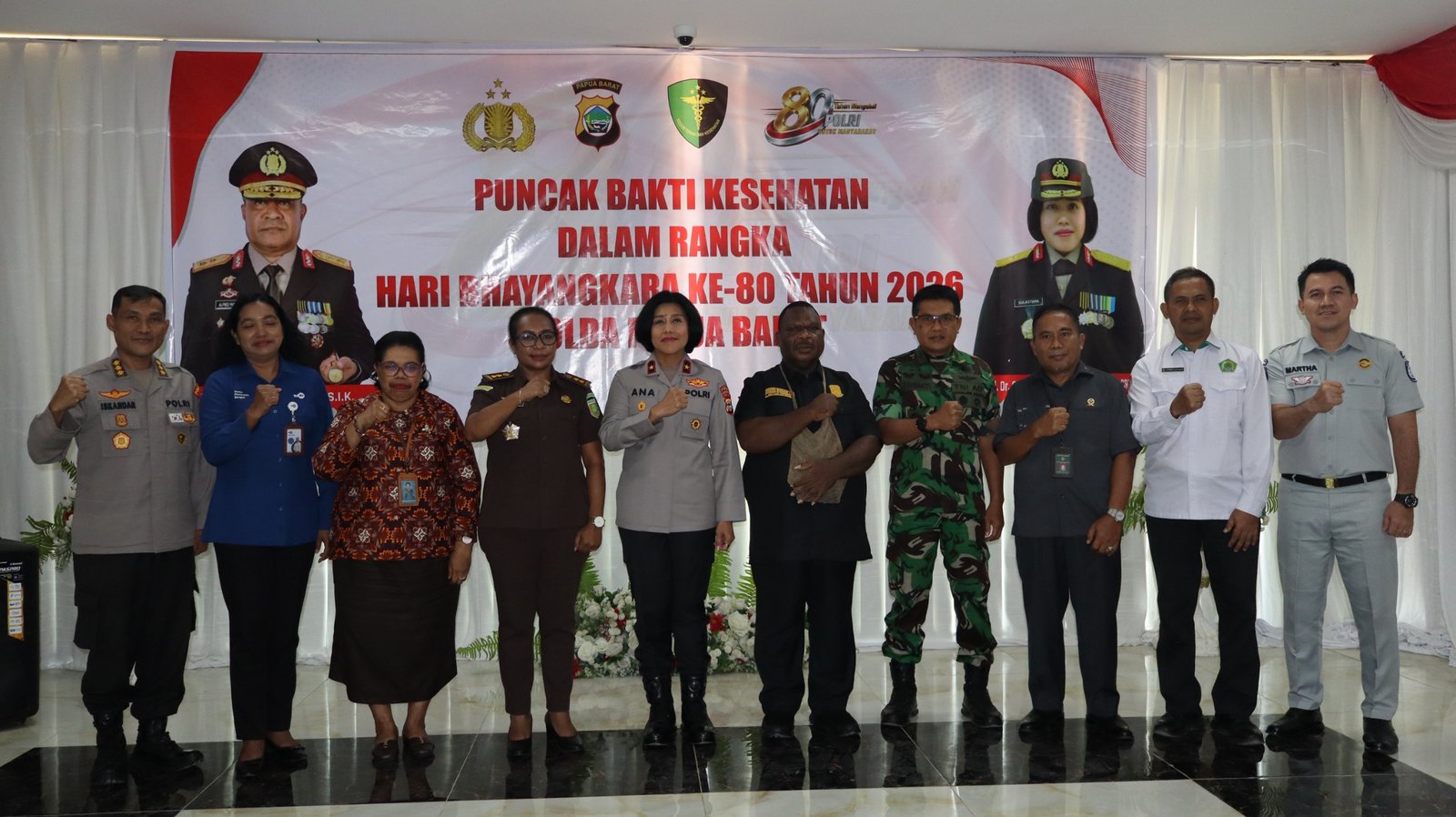 HUT Bhayangkara ke-80: Kodam Kasuari Perkokoh Sinergi TNI-Polri. - thewasesanews.com