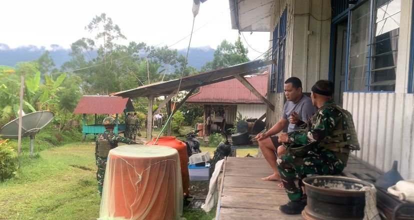 Satgas Yonif 645 GTY Gelar Anjangsana di Yalimo Papua. - thewasesanews.com