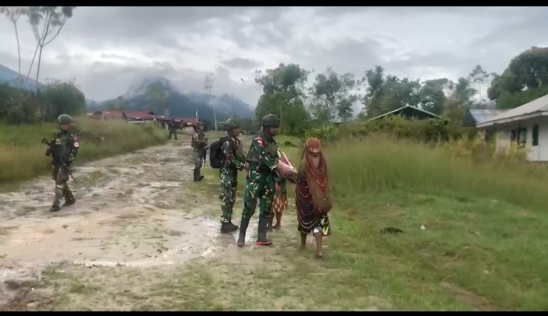 Satgas Yonif 645 GTY Gelar Anjangsana di Yalimo Papua. - thewasesanews.com