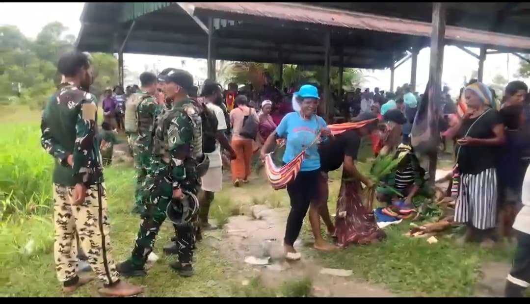 Satgas Yonif 645 GTY Gelar Anjangsana di Yalimo Papua. - thewasesanews.com