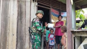 Satgas Yonif 645 GTY Gelar Komsos Kesehatan di Yalimo. - thewasesanews.com