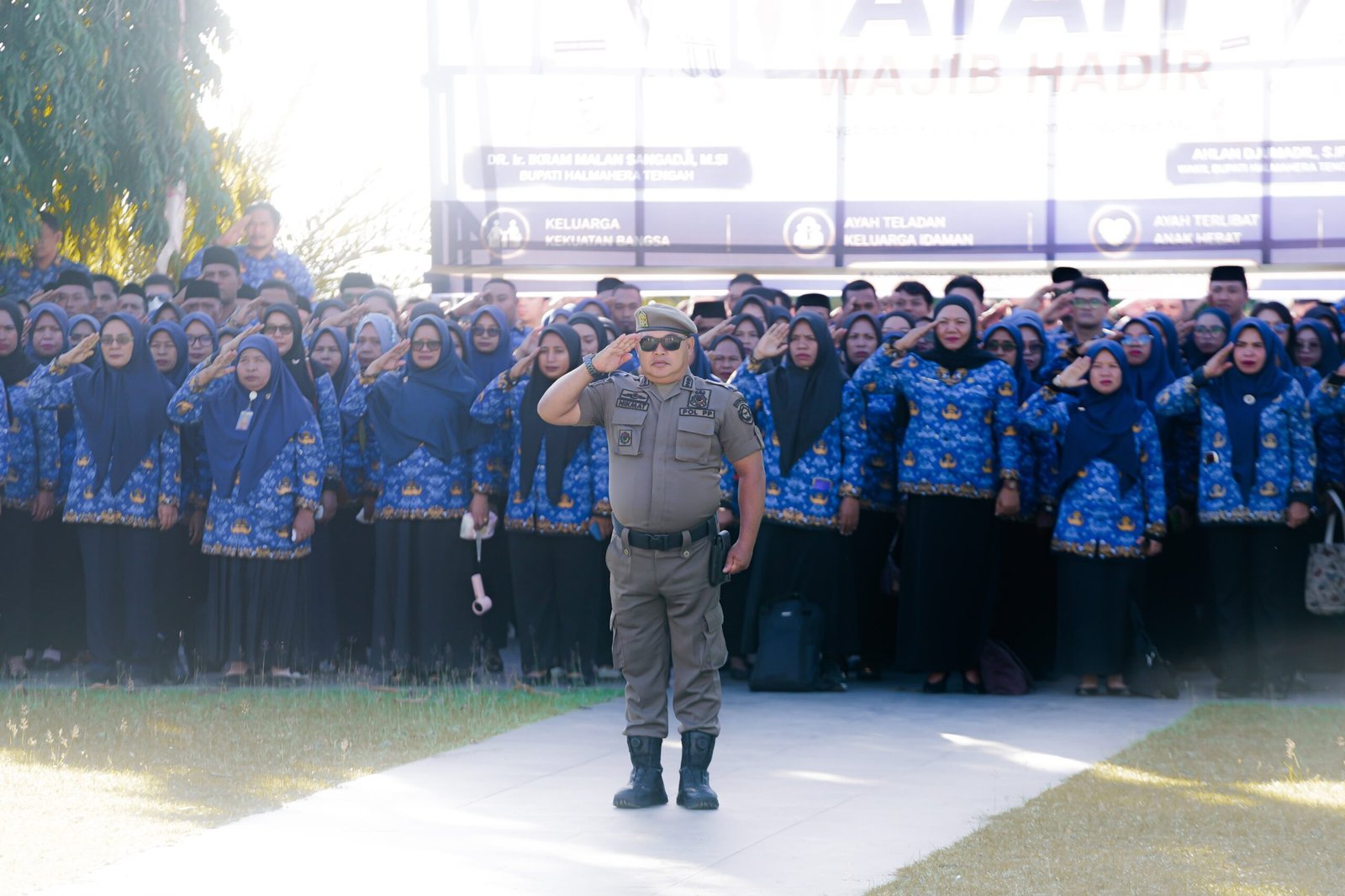 Bupati Halmahera Tengah Pimpin Peringatan Harganas ke-33. - thewasesanews.com