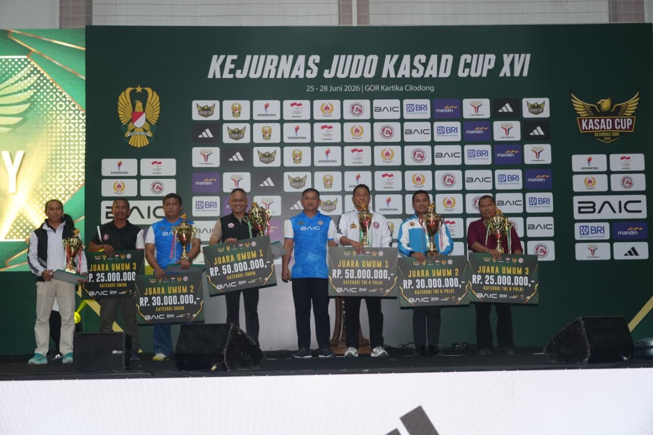Kejurnas Judo Piala Kasad XVI 2026 Pecahkan Rekor. - thewasesanews.com
