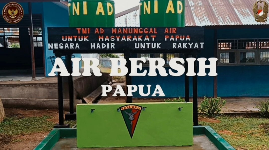 Satgas Yonif 123 Rajawali Bangun Sumur Bor Mappi. - thewasesanews.com