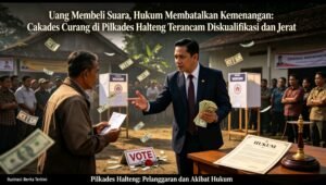 Politik Uang Pilkades Halteng Bisa Berujung Diskualifikasi dan Pidana. - thewasesanews.com