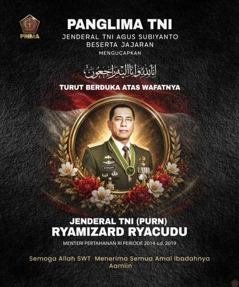 Jenderal TNI Purn Ryamizard Ryacudu Wafat di RSPAD Gatot Soebroto. - thewasesanews.com