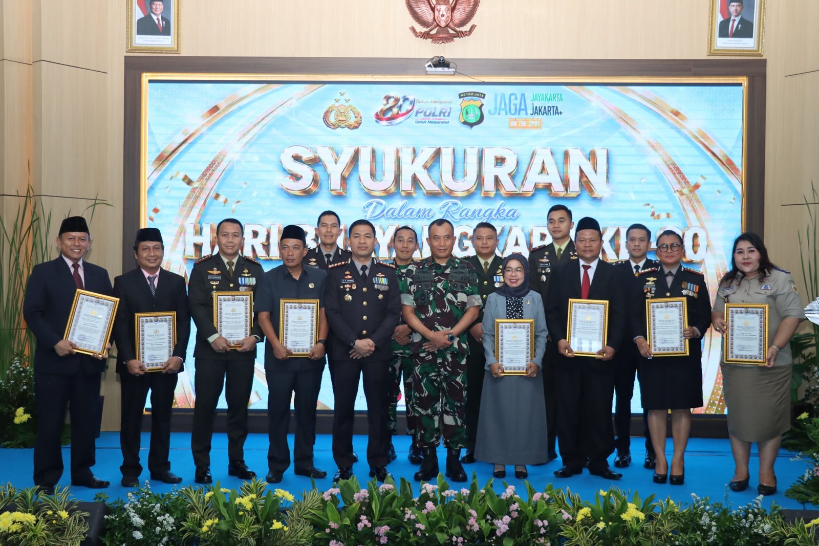 Polres Metro Tangerang Kota Gelar Syukuran Hari Bhayangkara ke-80. - thewasesanews.com