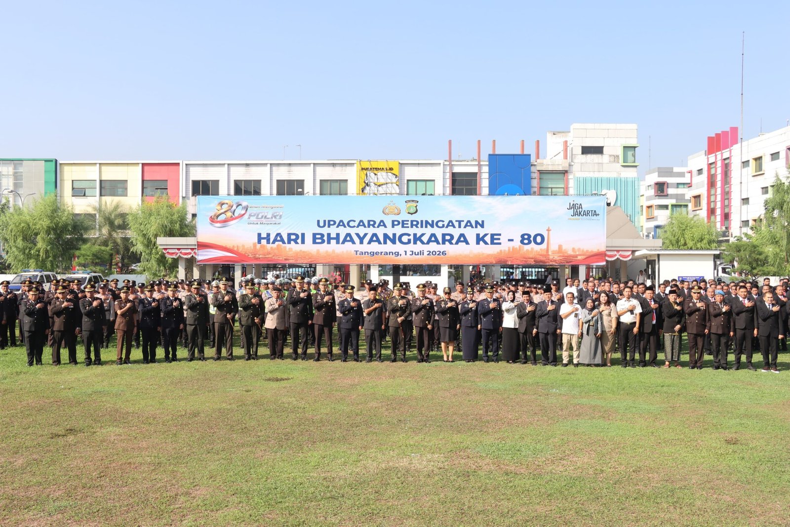 Polres Metro Tangerang Kota Gelar Syukuran Hari Bhayangkara ke-80. - thewasesanews.com