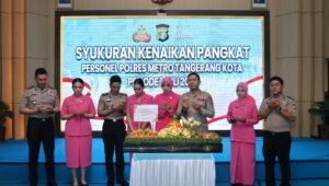 100 Personel Polres Metro Tangerang Kota Naik Pangkat. - thewasesanews.com