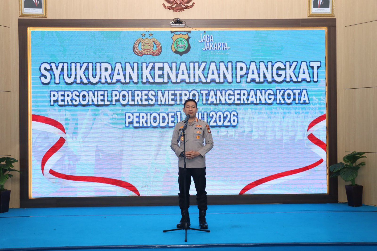 100 Personel Polres Metro Tangerang Kota Naik Pangkat. - thewasesanews.com