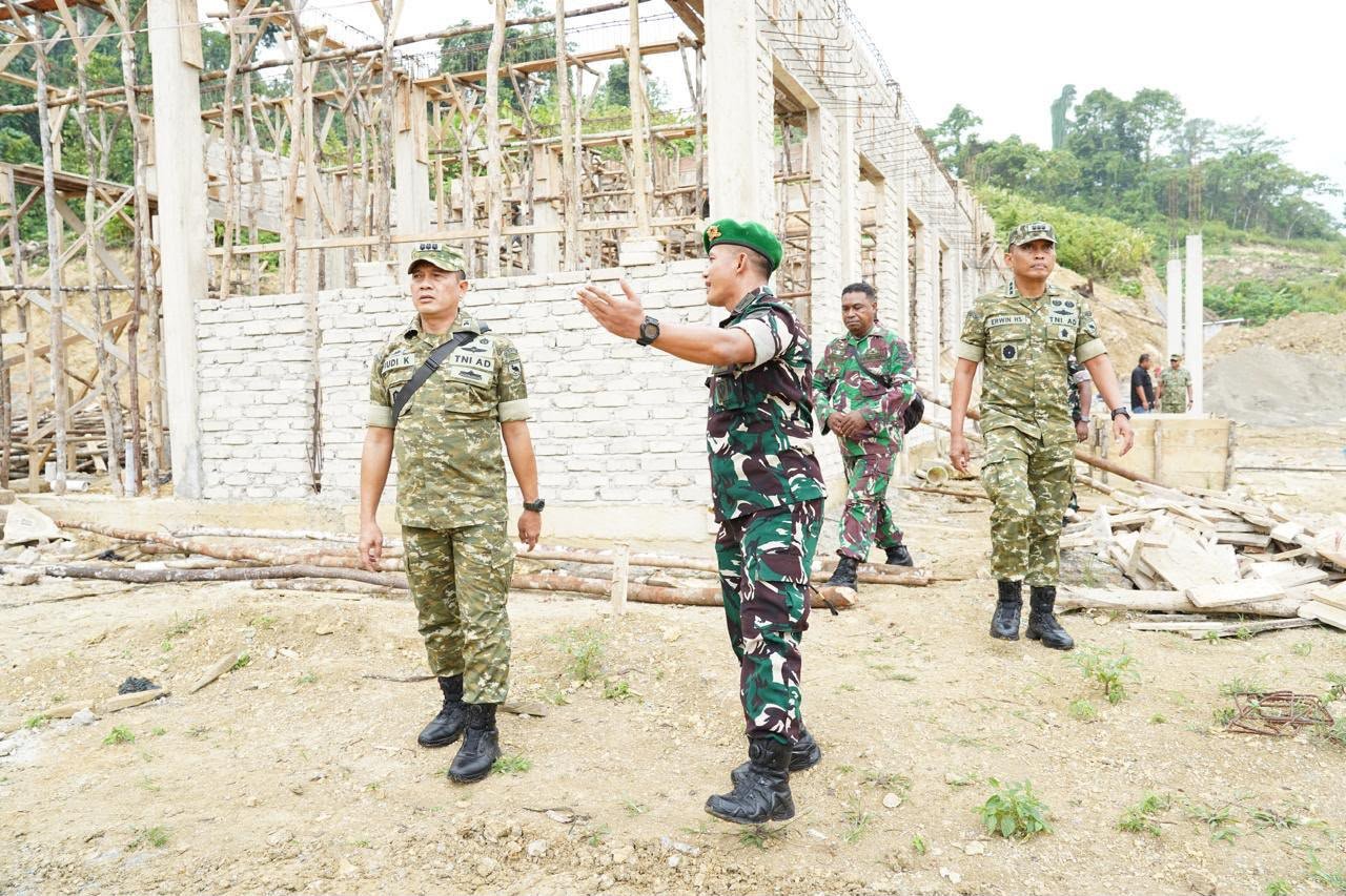 Percepat Pembangunan Yonif TP 864/NN Kodam XVIII Kasuari. - thewasesanews.com