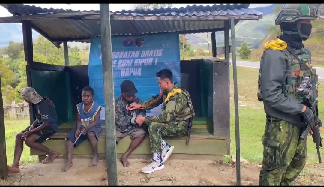 Satgas Yonif 645 Gty Gelar Anjangsana di Distrik Napua. - thewasesanews.com