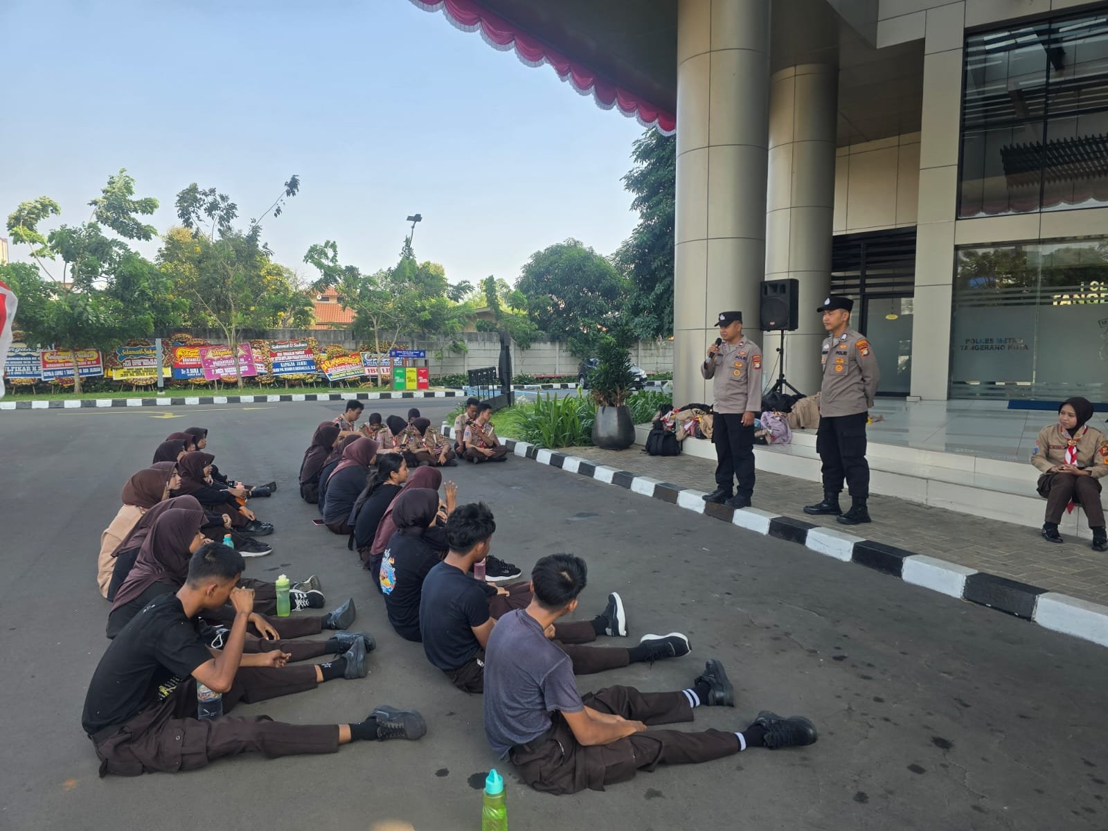 Saka Bhayangkara Polres Metro Tangerang Kota Diedukasi Bahaya Narkoba. - thewasesanews.com