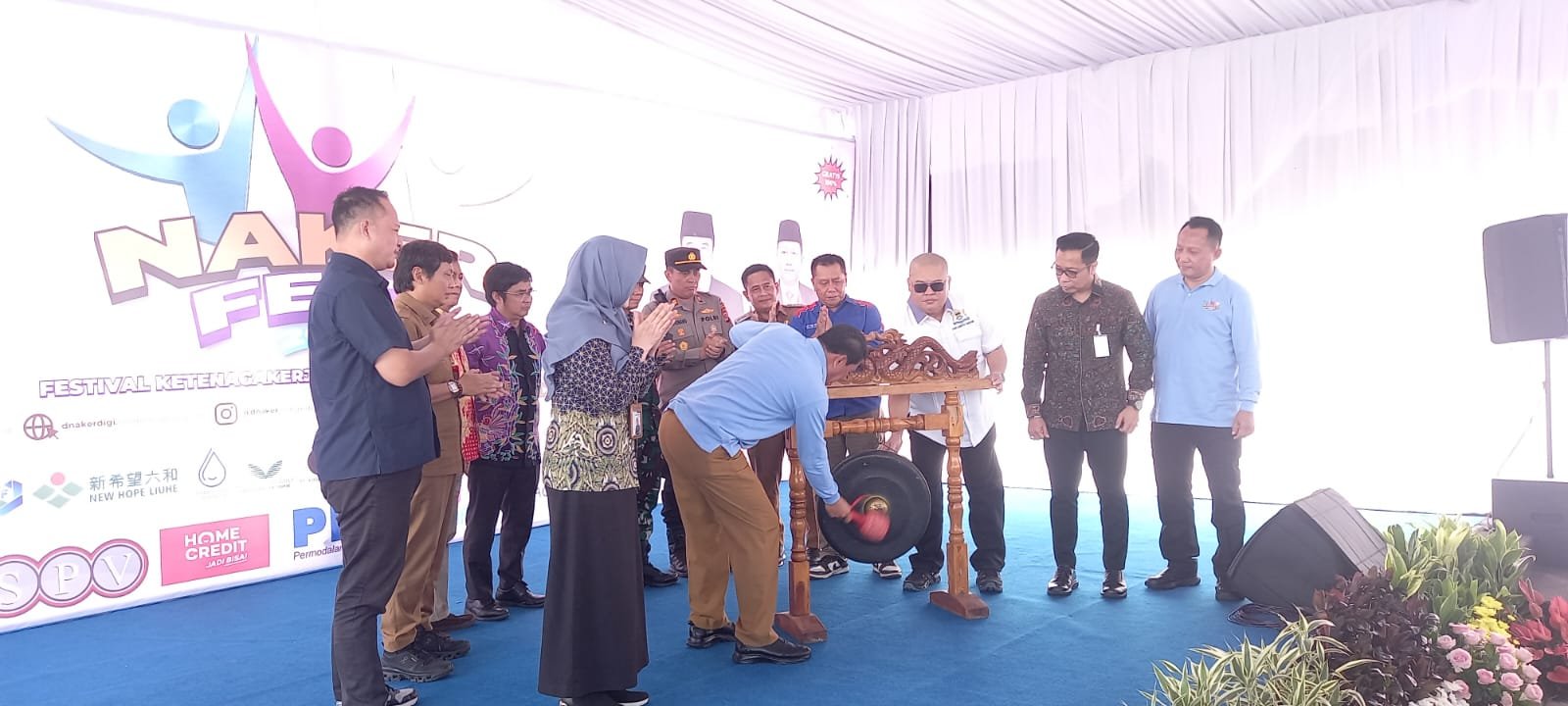 Polsek Panongan Amankan Tangerang Naker Fest 2026. - thewasesanews.com