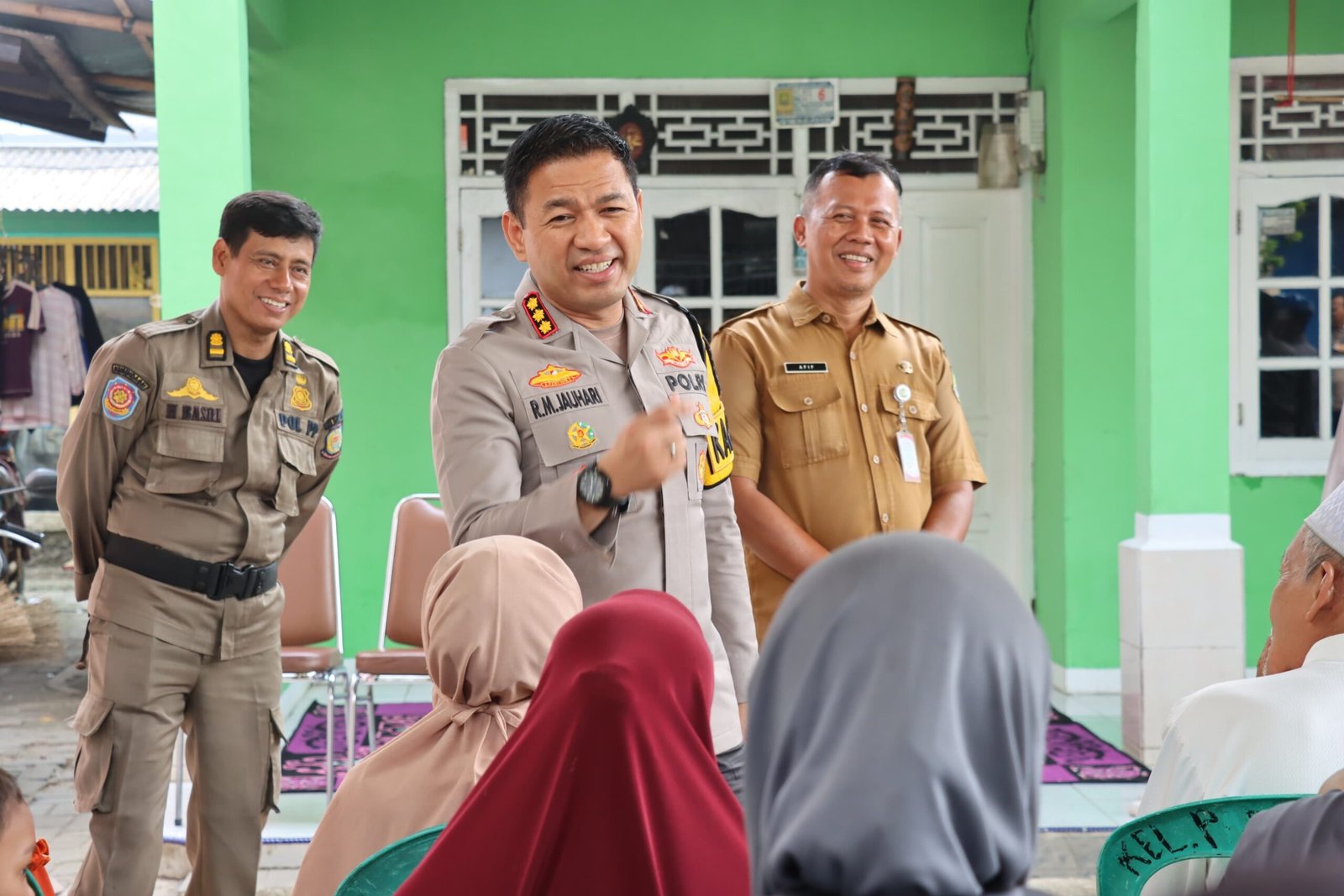 Kapolres Metro Tangerang Kota Serap Aspirasi Warga Pinang. - thewasesanews.com