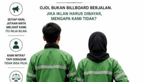 Seragam Ojol Jadi Media Iklan Gratis Perusahaan Aplikasi. - thewasesanews.com