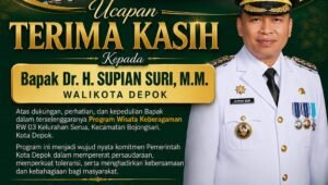 Realisasi Program Dana RW Rp300 Juta Kelurahan Serua Depok. - thewasesanews.com