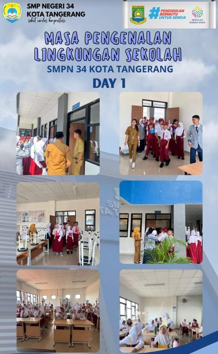 Siswa Baru SMPN 34 Kota Tangerang Ikuti MPLS Hari Pertama. - thewasesanews.com