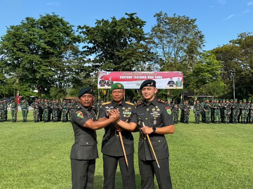 Sertijab Danyonif 753/AVT Korem 173/PVB. - thewasesanews.com