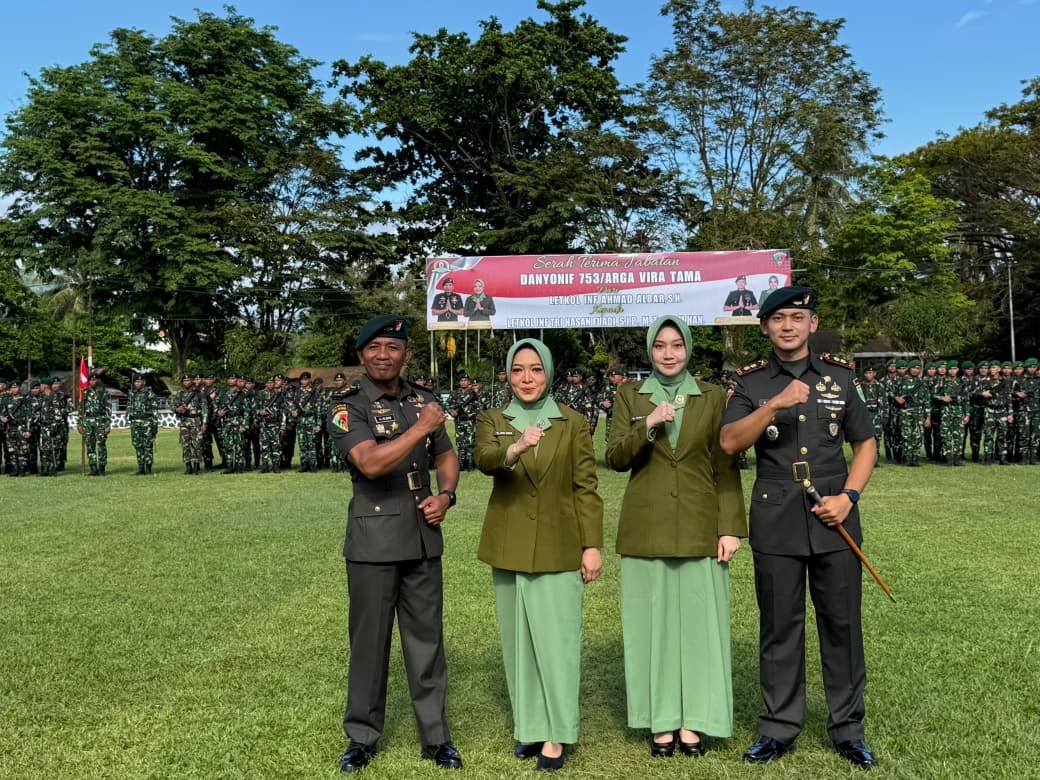 Sertijab Danyonif 753/AVT Korem 173/PVB. - thewasesanews.com