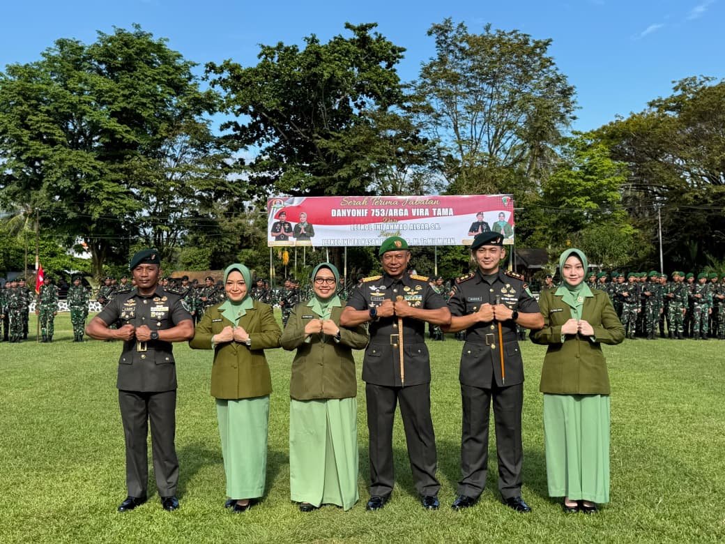 Sertijab Danyonif 753/AVT Korem 173/PVB. - thewasesanews.com