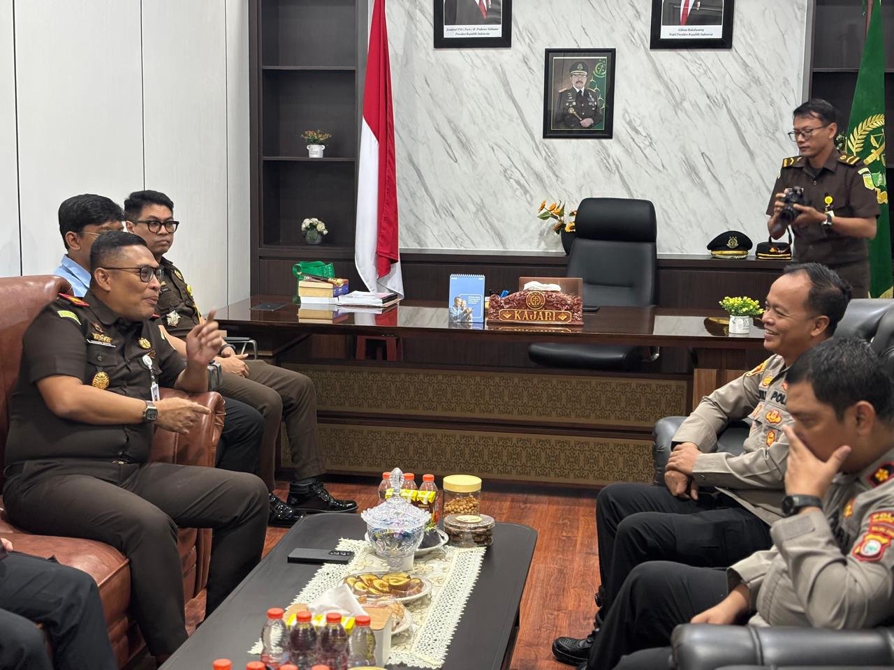 Polres Halmahera Tengah Perkuat Sinergitas Penegakan Hukum. - thewasesanews.com