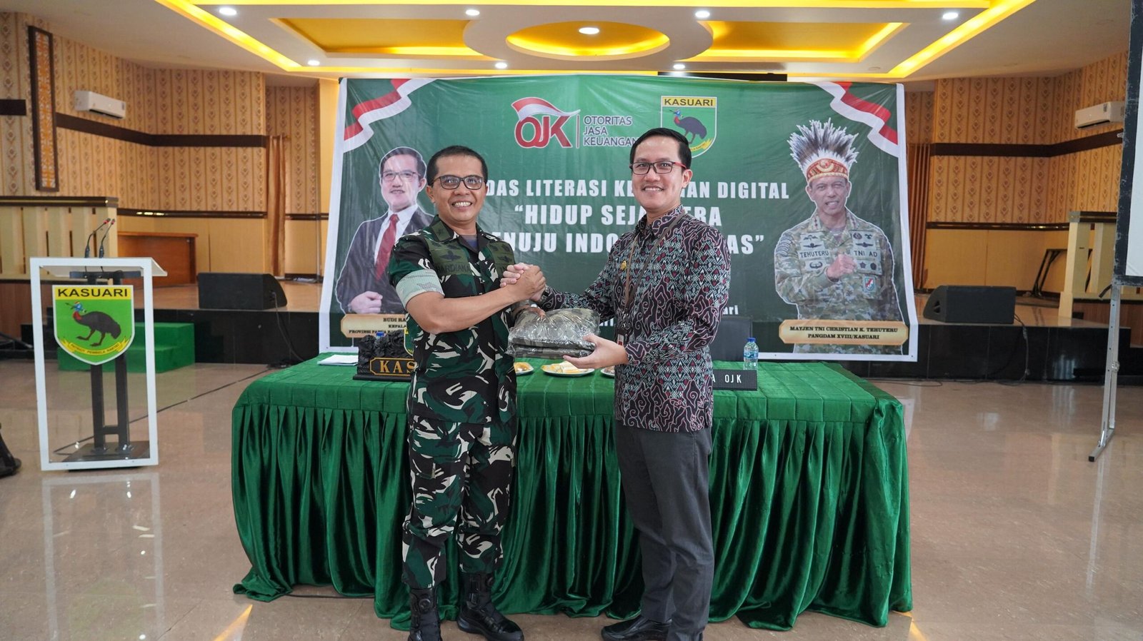Tingkatkan literasi keuangan Kodam XVIII/Kasuari. - thewasesanews.com