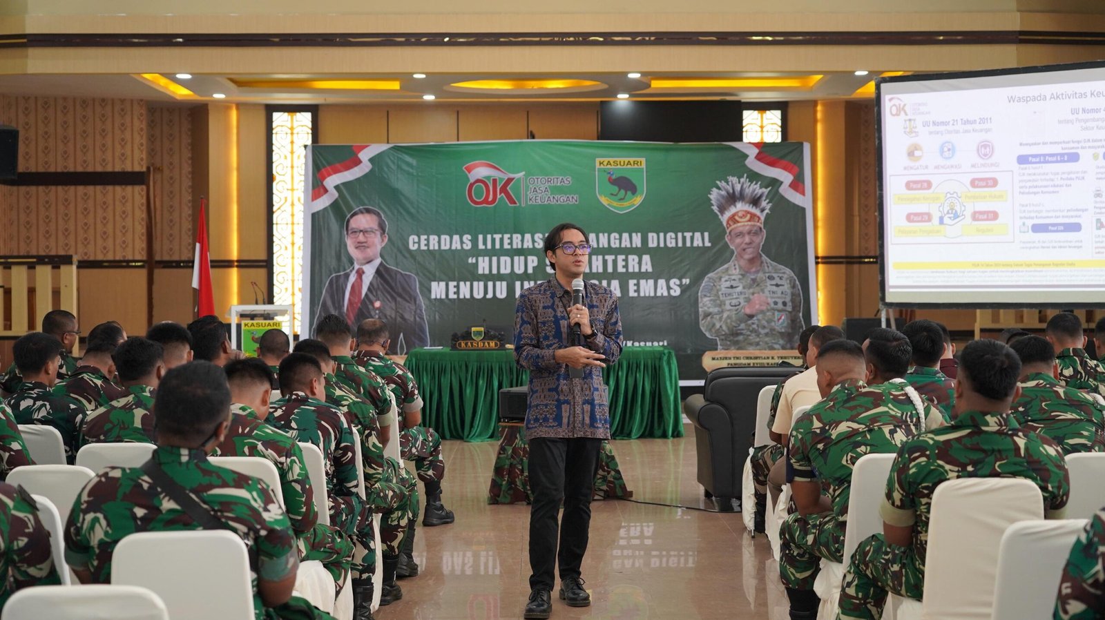 Tingkatkan literasi keuangan Kodam XVIII/Kasuari. - thewasesanews.com