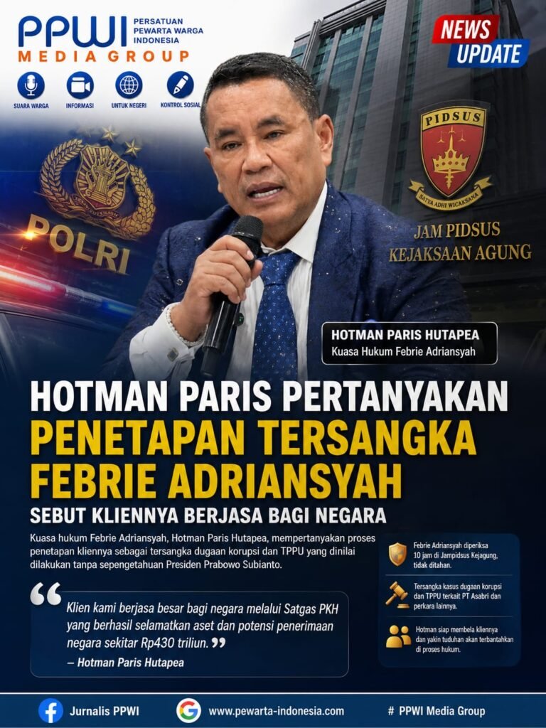 Penetapan Tersangka Febrie Adriansyah Dipertanyakan Hotman Paris. - thewasesanews.com