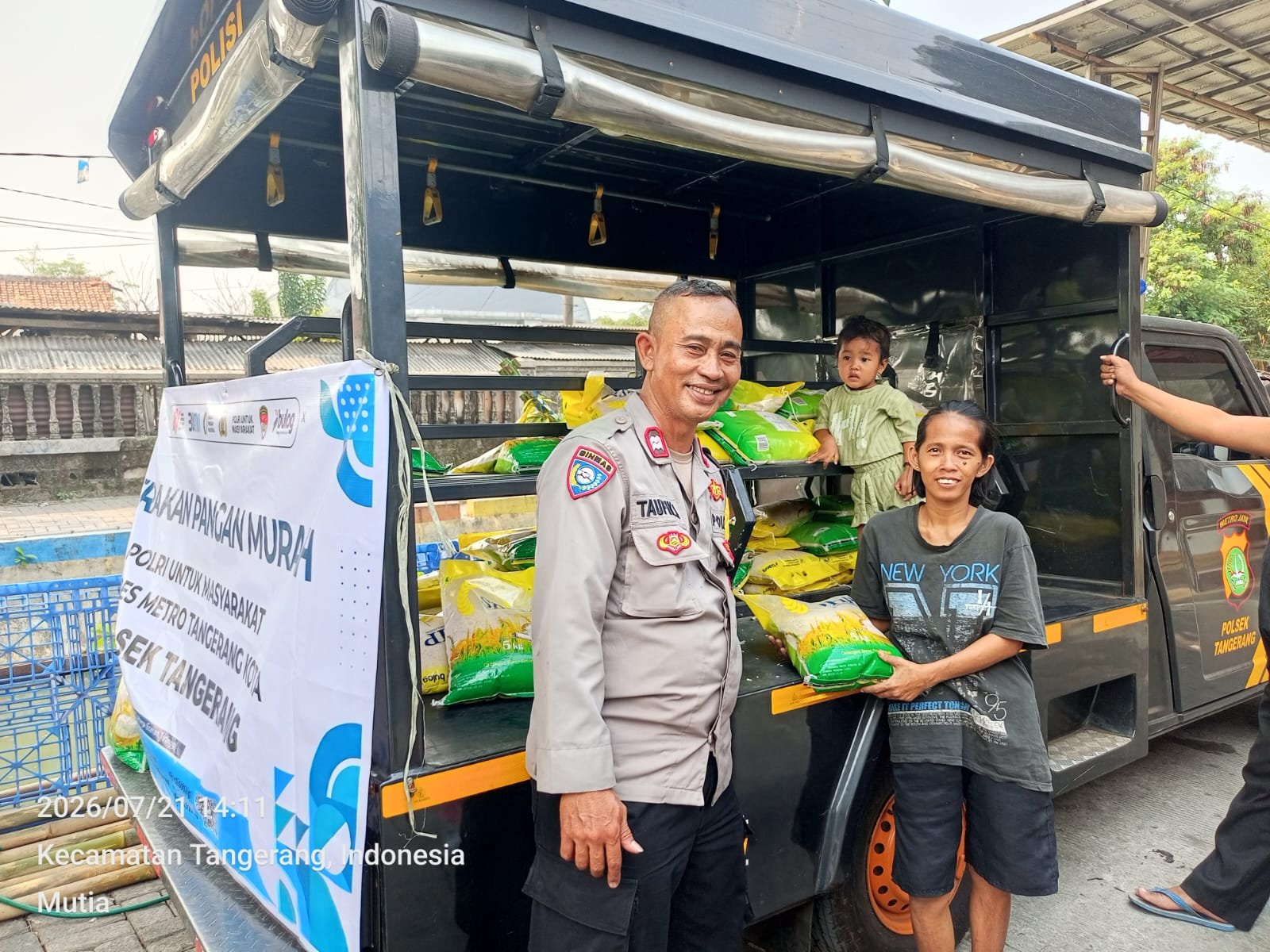 Penjualan Beras Bulog SPHP Polres Metro Tangerang Kota. - thewasesanews.com