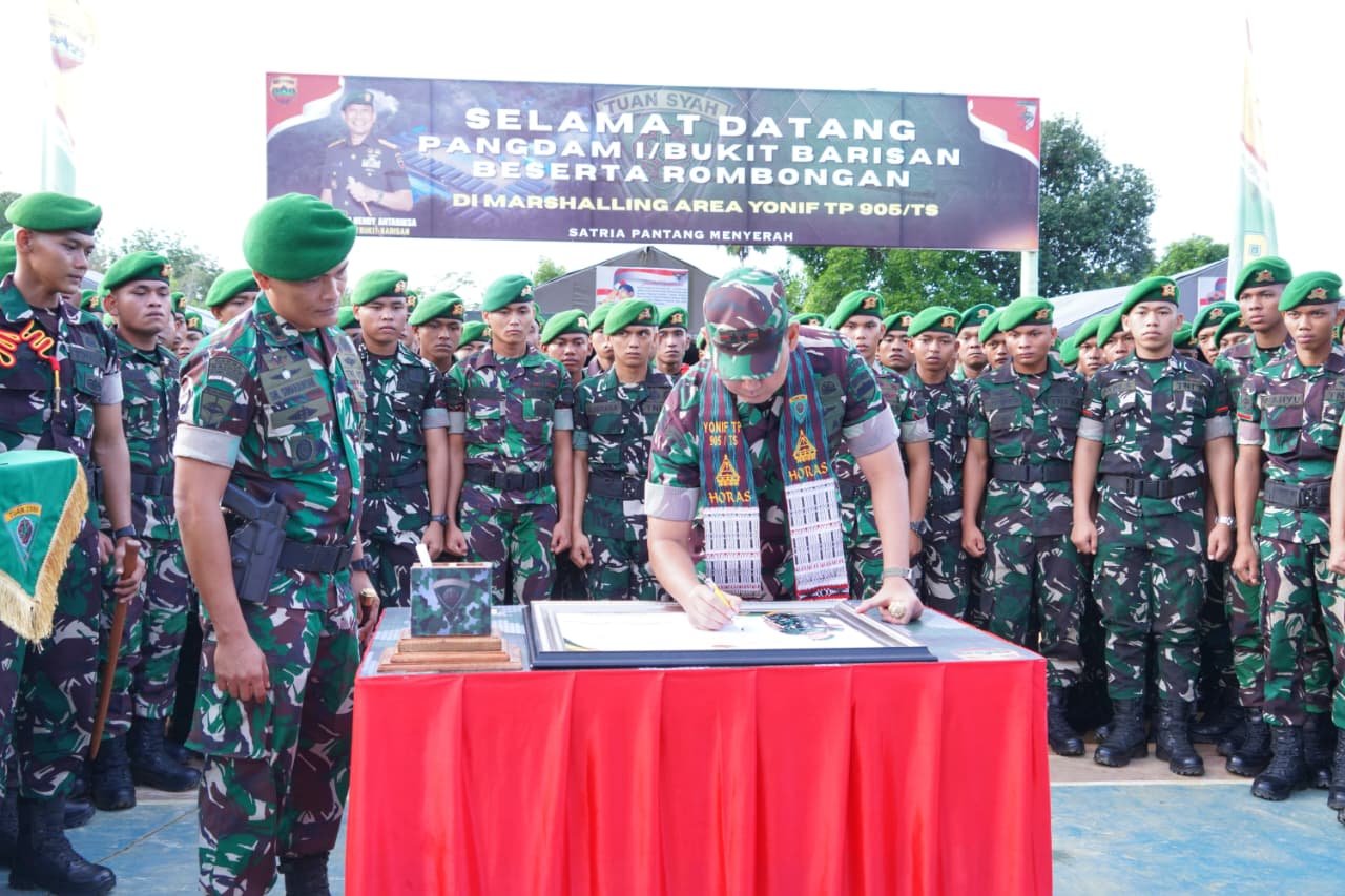 Pangdam I Bukit Barisan Kunjungi Yonif TP 905 Tuan Syah. - thewasesanews.com