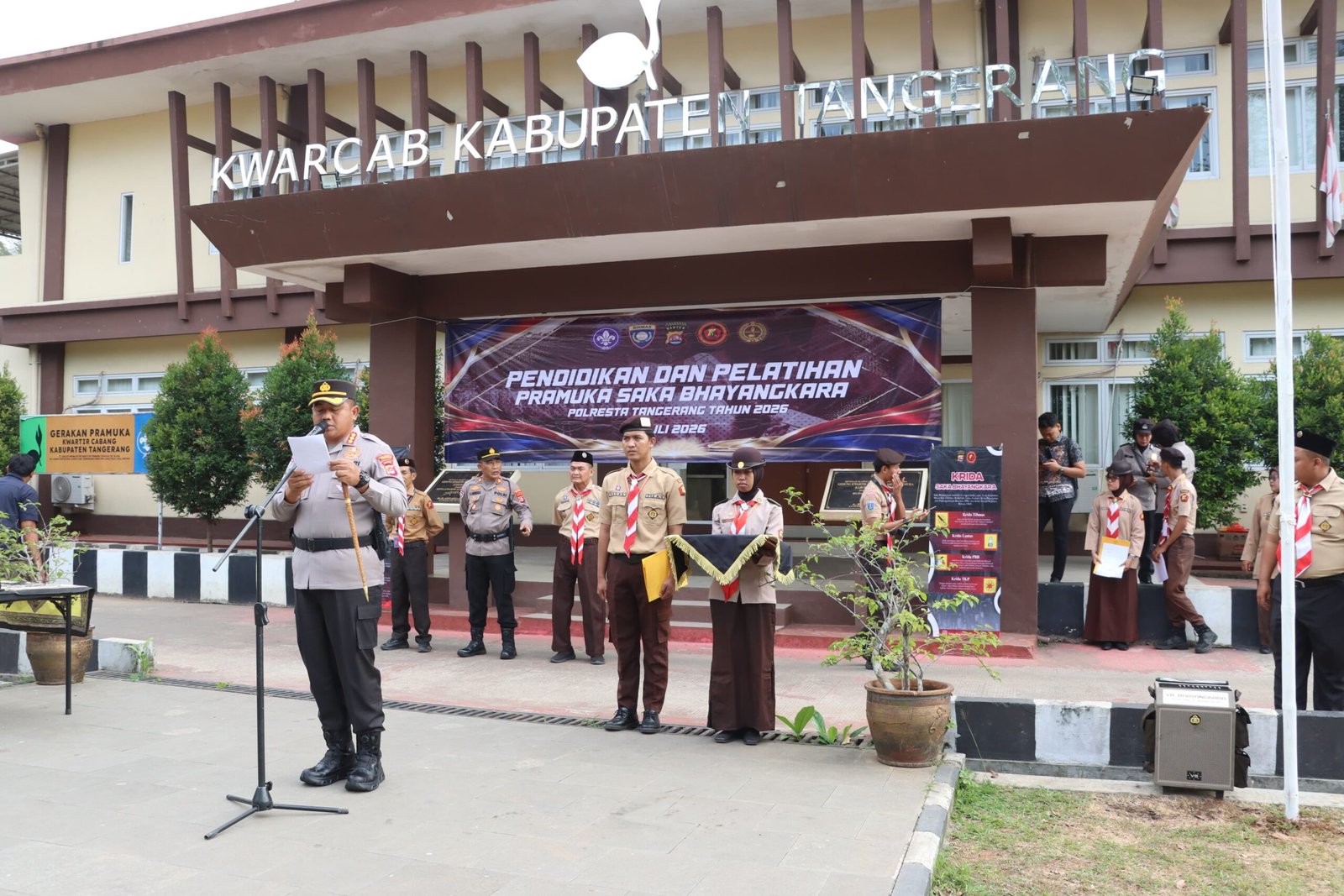Kapolresta Tangerang Buka Diklat Saka Bhayangkara. - thewasesanews.com