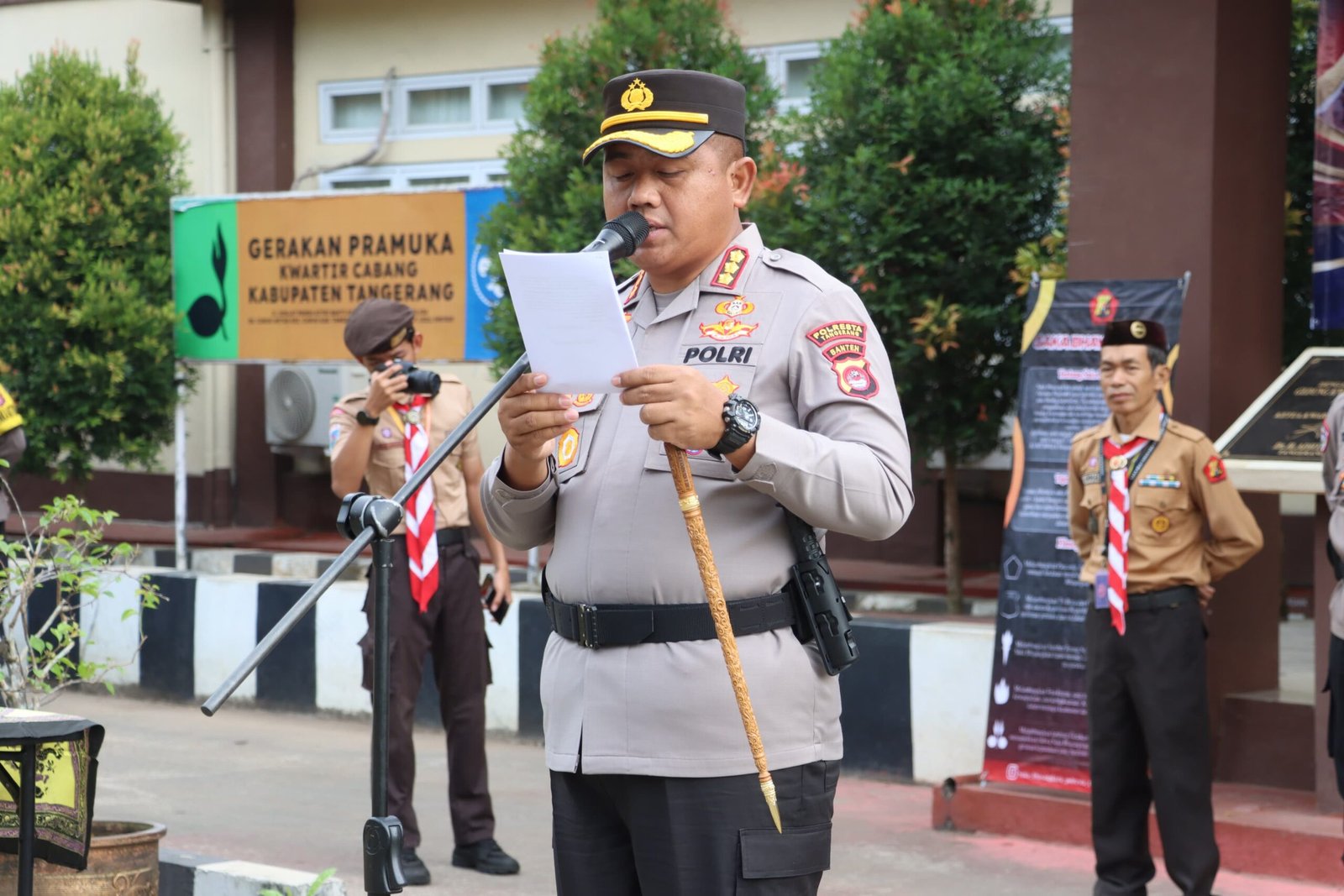Kapolresta Tangerang Buka Diklat Saka Bhayangkara. - thewasesanews.com