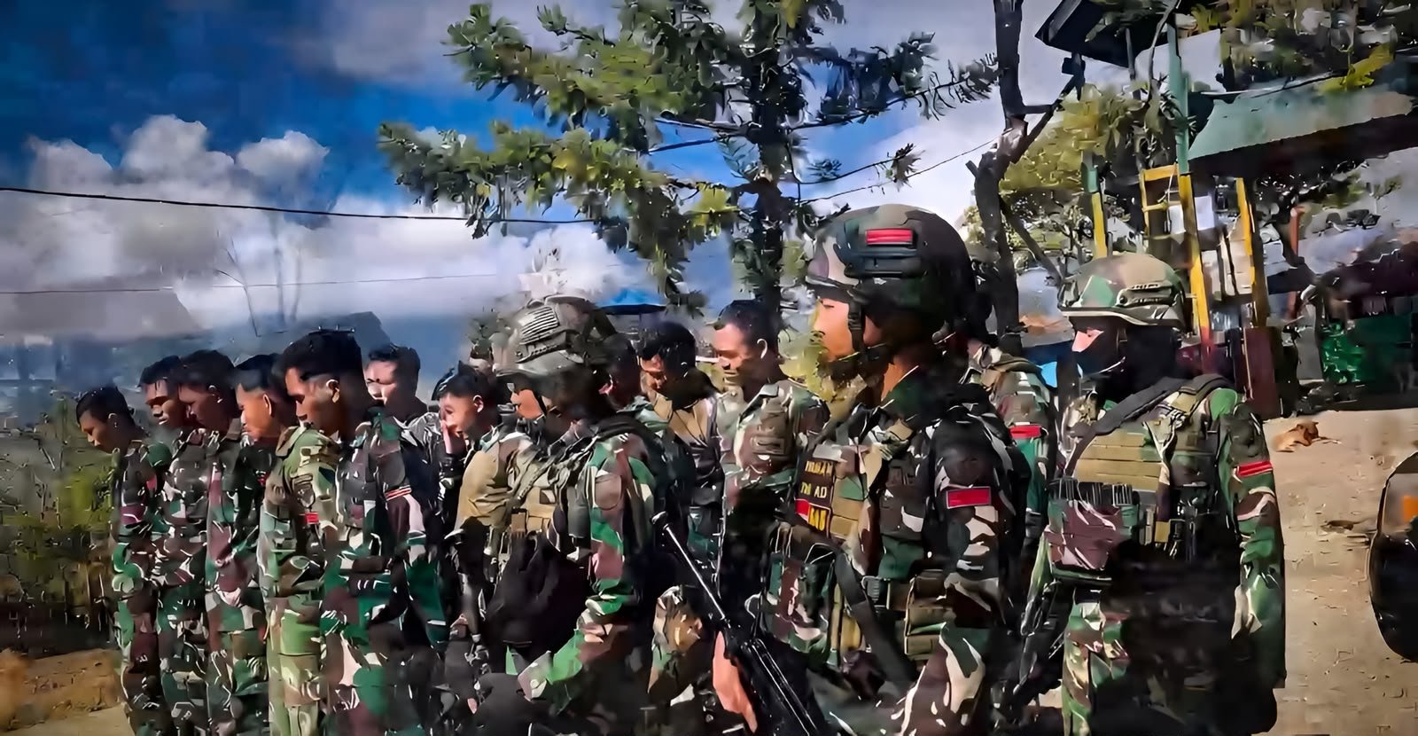 Satgas Yonif 645 Gty Ibadah Minggu Bersama Warga Napua. - thewasesanews.com
