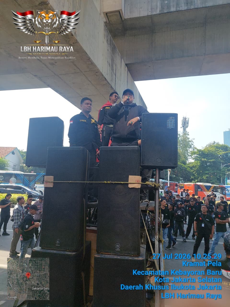 LBH Harimau Raya Gelar Aksi Damai. - thewasesanews.com