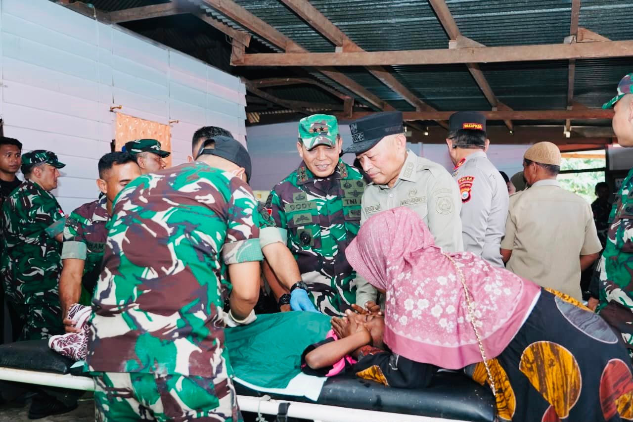 Pangdam XV Pattimura Tutup Bakti TNI AD di Halmahera Tengah. - thewasesanews.com