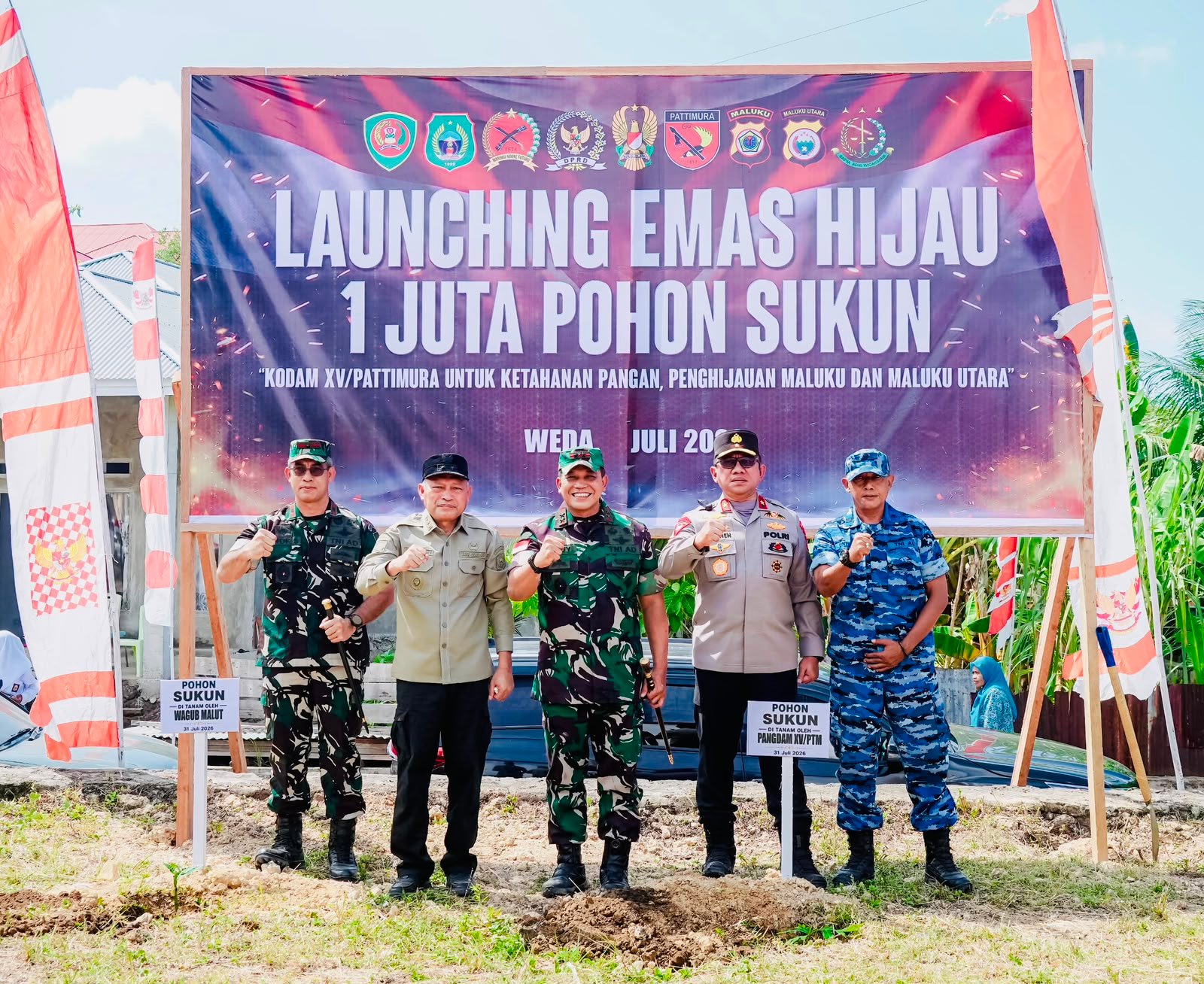 Pangdam XV Pattimura Tutup Bakti TNI AD di Halmahera Tengah. - thewasesanews.com