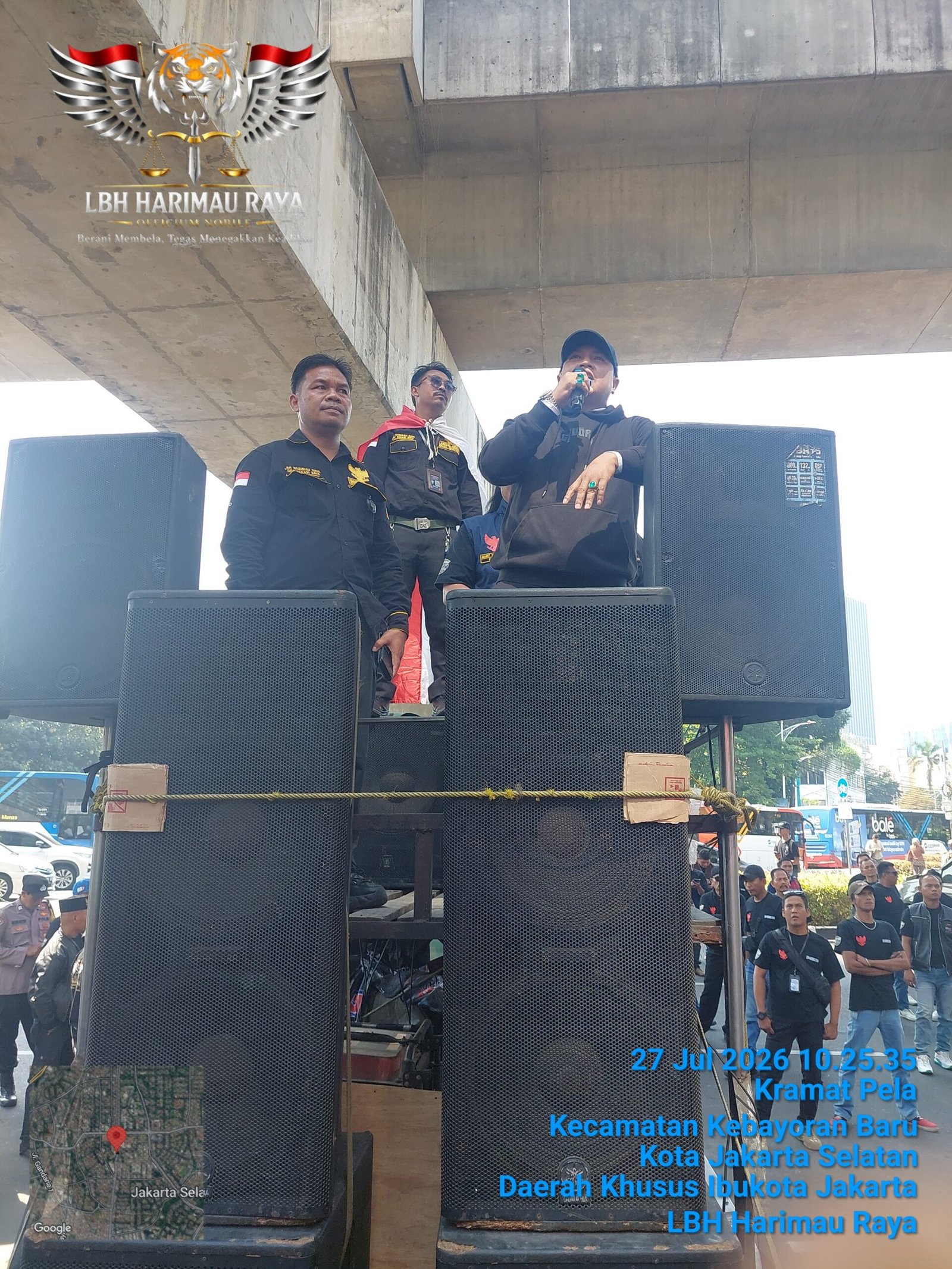 LBH Harimau Raya Gelar Aksi Damai. - thewasesanews.com